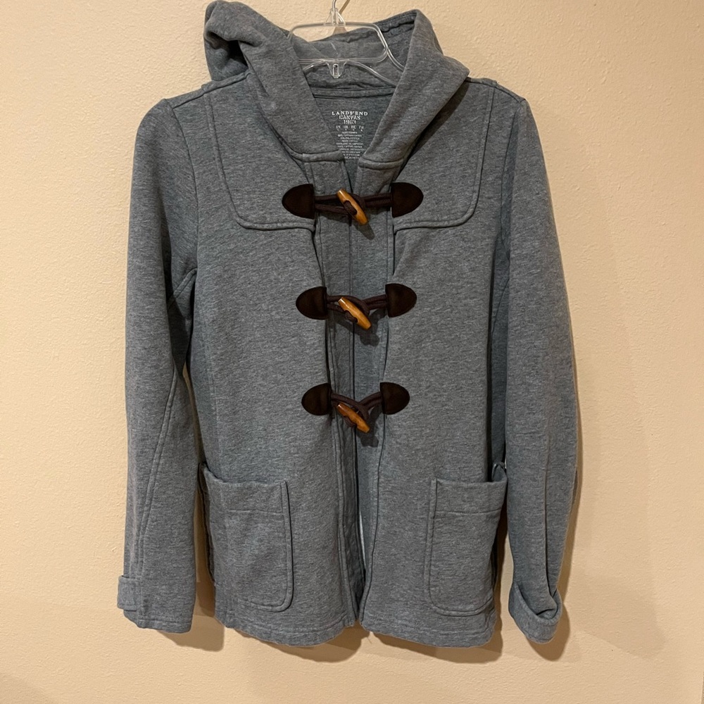 Lands End hooded jacket Size Sm